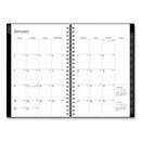 Blue Sky® Enterprise Weekly/Monthly Planner, 8 x 5, Black Cover, 12-Month (Jan to Dec): 2025 (BLS111291)