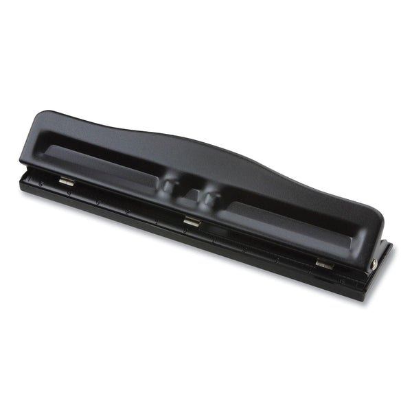 Officemate Adjustable 3 Hole Punch,11 Sheet Cap, Black (OIC90095)
