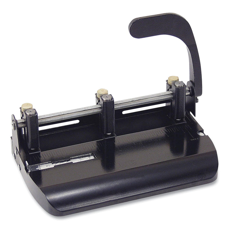 Officemate 2 Hole Punch, 2 3/4&quot; Center Holes, Punches 20 Sheets, Black (OIC90078)