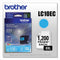 Brother LC10EC INKvestment Super High-Yield Ink, 1200 Page-Yield, Cyan (BRTLC10EC)