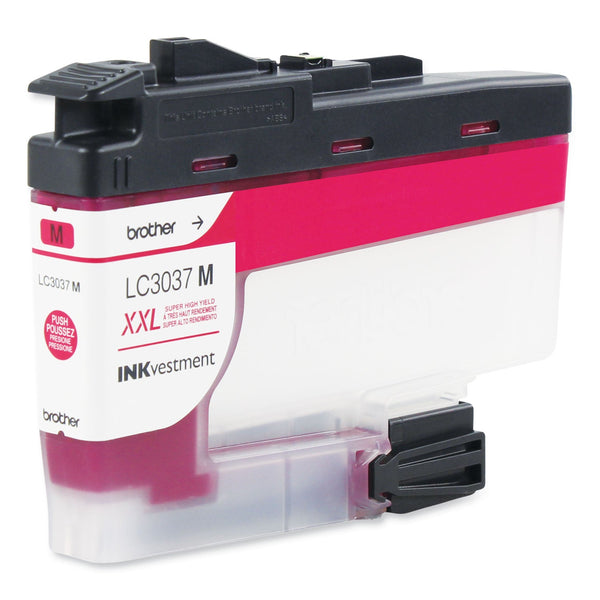 Brother LC3037M INKvestment Super High-Yield Ink, 1500 Page-Yield, Magenta (BRTLC3037M)