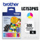 Brother LC753PKS Innobella High-Yield Ink, 600 Page-Yield, Cyan/Magenta/Yellow (DY3461)