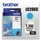 Brother LC20EC INKvestment Super High-Yield Ink, 1200 Page-Yield, Cyan (BRTLC20EC)