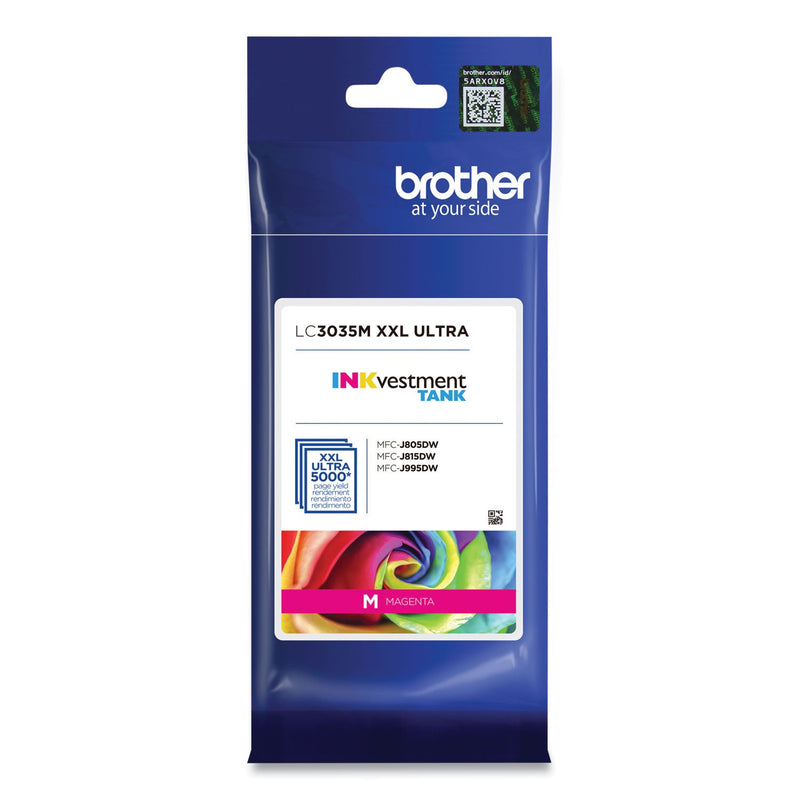 Brother LC3035M INKvestment Ultra High-Yield Ink, 5000 Page-Yield, Magenta (BRTLC3035M)