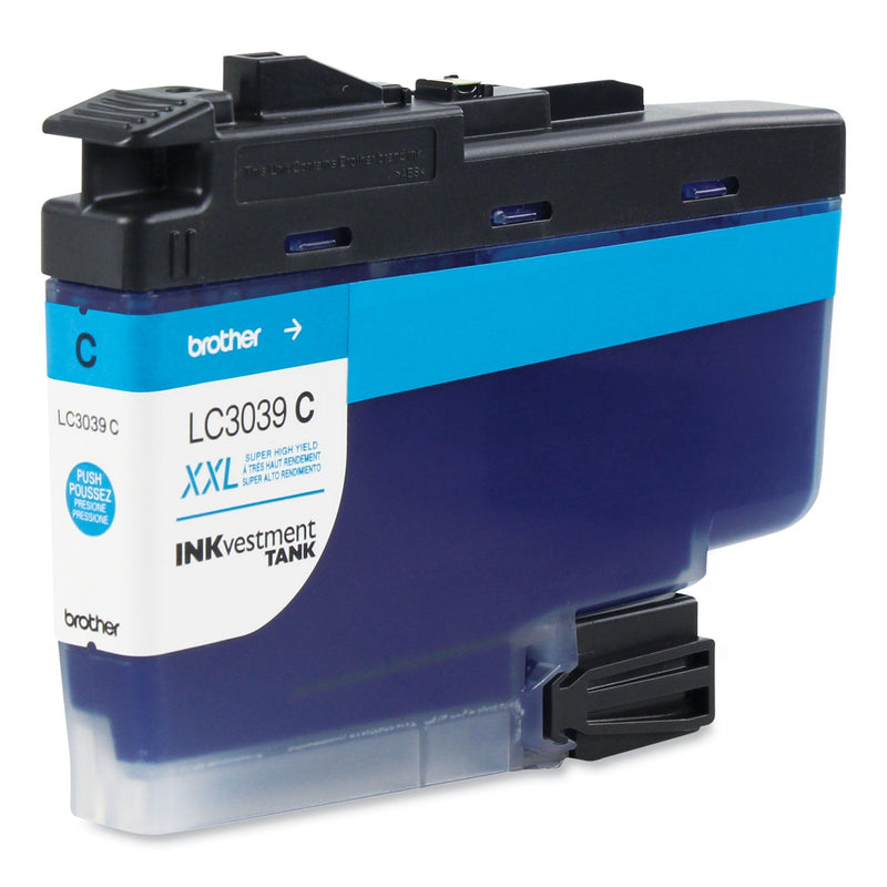Brother LC3039C INKvestment Ultra High-Yield Ink, 5000 Page-Yield, Cyan (BRTLC3039C)