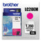 Brother LC20EM INKvestment Super High-Yield Ink, 1200 Page-Yield, Magenta (BRTLC20EM)