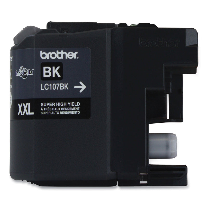 Brother LC107BK Innobella Super High-Yield Ink, 1200 Page-Yield, Black (BRTLC107BK)