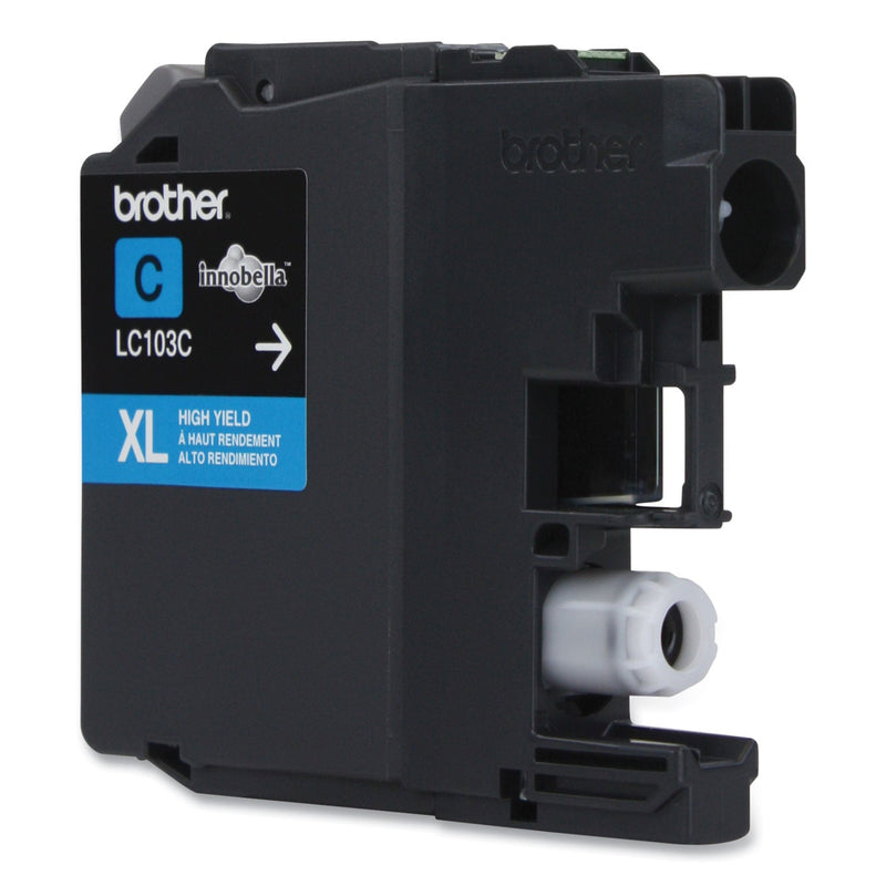 Brother LC103C Innobella High-Yield Ink, 600 Page-Yield, Cyan (BRTLC103C)