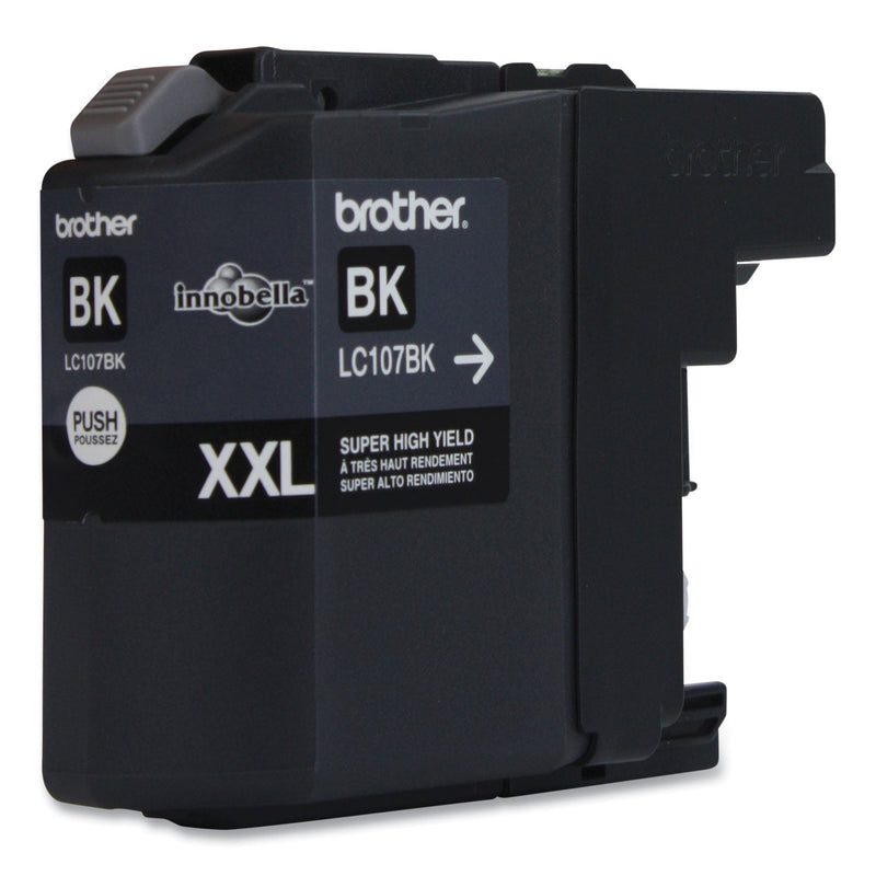 Brother LC107BK Innobella Super High-Yield Ink, 1200 Page-Yield, Black (BRTLC107BK)