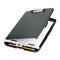 Officemate Officemate Slim Clipboard Storage Box w/Low Profile Clip, Charcoal (83308) - 0.50" Clip Capacity, 8 1/2" x 11" , Low-profile Clip, Charcoal, 1 Each (OIC83308)