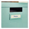 Brother TZe Standard Adhesive Laminated Labeling Tape, 0.7" x 26.2 ft, Blue on White (BRTTZE243)