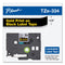 Brother TZe Standard Adhesive Laminated Labeling Tape, 0.47" x 26.2 ft, Gold on Black (BRTTZE334)