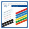 Brother TZe Standard Adhesive Laminated Labeling Tape, 0.7" x 26.2 ft, Black on Blue (BRTTZE541)