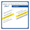 Brother TZe Standard Adhesive Laminated Labeling Tape, 1.4" x 26.2 ft, Black on Yellow (BRTTZE661)