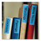 Brother TZe Standard Adhesive Laminated Labeling Tape, 0.7" x 26.2 ft, Black on Blue (BRTTZE541)
