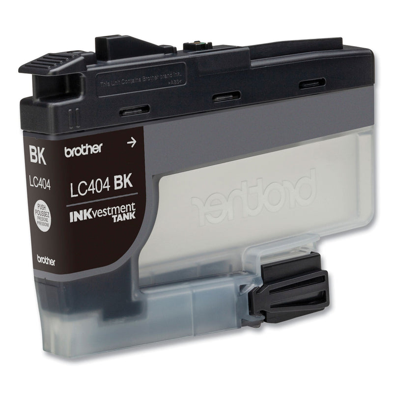 Brother LC404BKS INKvestment Ink, 750 Page-Yield, Black (BRTLC404BKS)