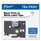 Brother Flexible ID Tape, 0.47" x 26.2 ft, Black on White (BRTTZEFX231)