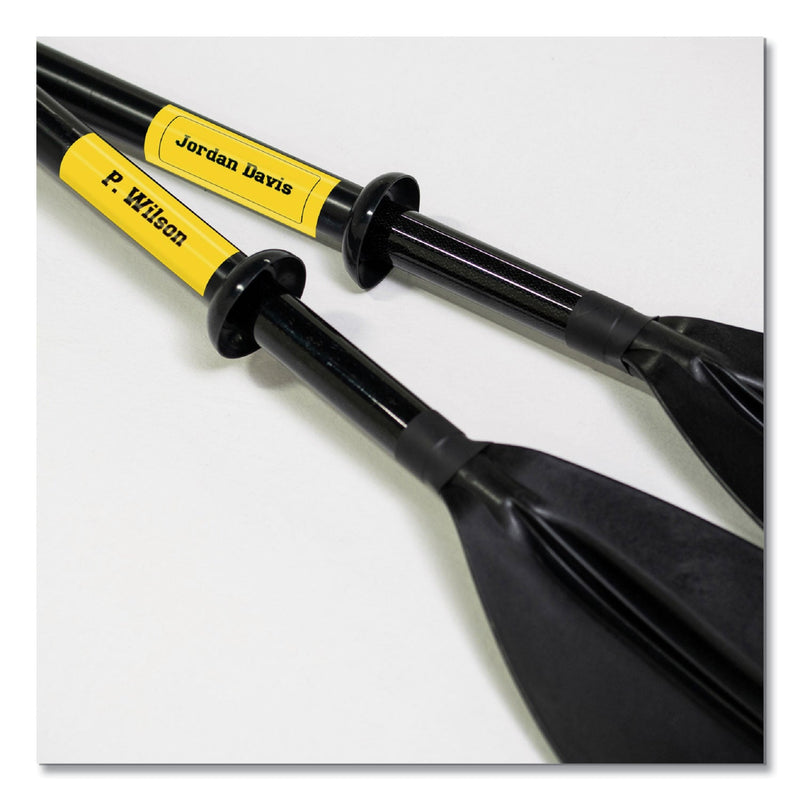 Brother TZ Extra-Strength Adhesive Laminated Labeling Tape, 1.4" x 26.2 ft, Black on Yellow (BRTTZES661)