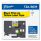 Brother TZe Extra-Strength Adhesive Laminated Labeling Tape, 0.47" x 26.2 ft, Black on Yellow (BRTTZES631)