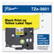 Brother TZe Extra-Strength Adhesive Laminated Labeling Tape, 0.94" x 26.2 ft, Black on Yellow (BRTTZES651)