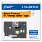 Brother TZe Laminated Removable Label Tapes, 0.47" x 26.2 ft, Black on Orange (BRTTZEB31CS)