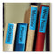 Brother TZe Laminated Removable Label Tapes, 0.47" x 26.2 ft, Black on Blue (BRTTZE531CS)