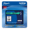 Brother TZe Laminated Removable Label Tapes, 0.35" x 26.2 ft, Black on Green (BRTTZE721CS)