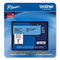 Brother TZe Laminated Removable Label Tapes, 0.94" x 26.2 ft, Black on Blue (BRTTZE551CS)