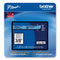 Brother TZe Laminated Removable Label Tapes, 0.35" x 26.2 ft, Black on Blue (BRTTZE521CS)