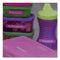 Brother TZ Standard Adhesive Laminated Labeling Tape, 0.47" x 16.4 ft, White/Berry Pink (BRTTZEMQP35)