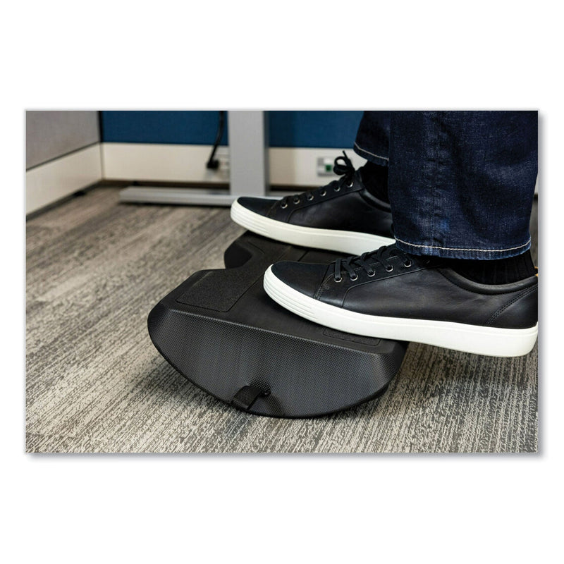 3M™ Foot Rest for Standing Desks, 19.98 x 4.2 x 19.97, Black (MMMFR200B)