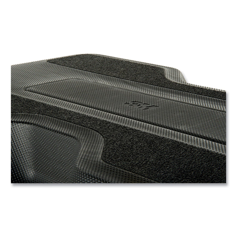 3M™ Foot Rest for Standing Desks, 19.98 x 4.2 x 19.97, Black (MMMFR200B)