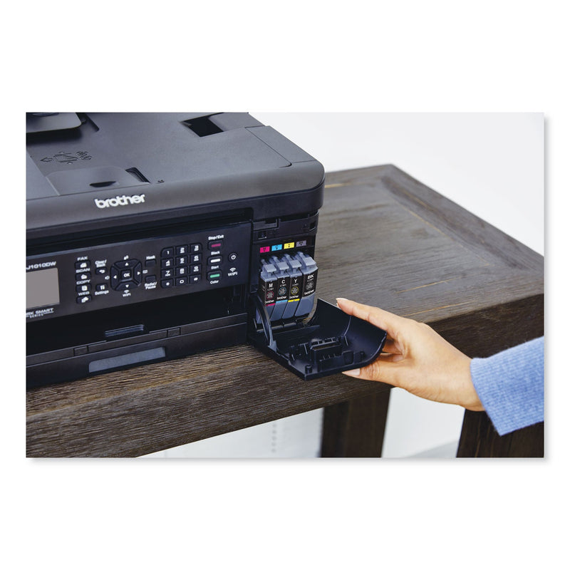 Brother LC4013PKS Ink, 200 Page-Yield, Cyan/Magenta/Yellow, 3/Pack (BRTLC4013PKS)