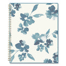 Blue Sky® Bakah Blue Weekly/Monthly Planner, Floral Artwork, 11 x 8.5, Blue/White Cover, 12-Month (Jan to Dec): 2025 (BLS137261)