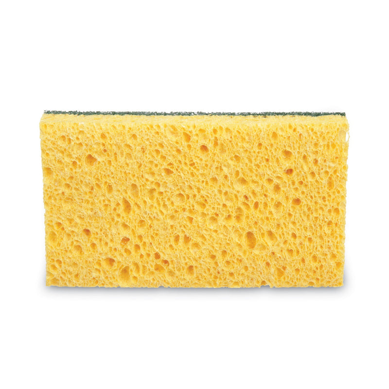 3M™ Niagara Medium Duty Scrubbing Sponge 74N, 3.6 x 6, 1" Thick, Yellow/Green, 20/Carton (MMM19428)