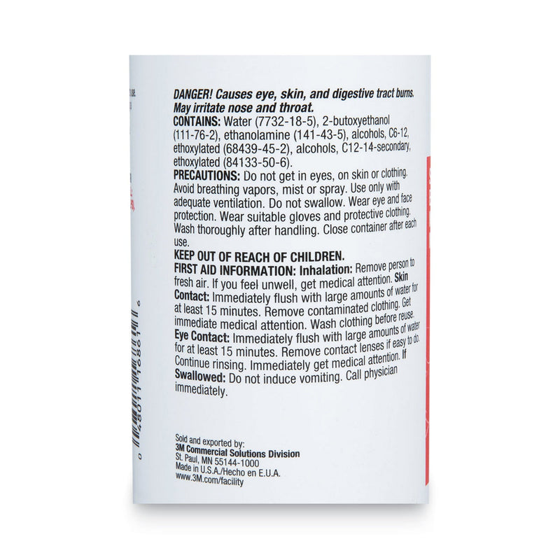 3M™ Sharpshooter Extra Strength No-Rinse Mark Remover, 1 qt Spray Bottle, 12/Carton (16861-3M)
