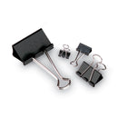 ACCO Binder Clips, Mini, Black/Silver, Dozen (ACC72010)