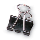 ACCO Binder Clips, Mini, Black/Silver, Dozen (ACC72010)