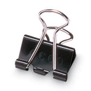ACCO Binder Clips, Small, Black/Silver, Dozen (ACC72020)