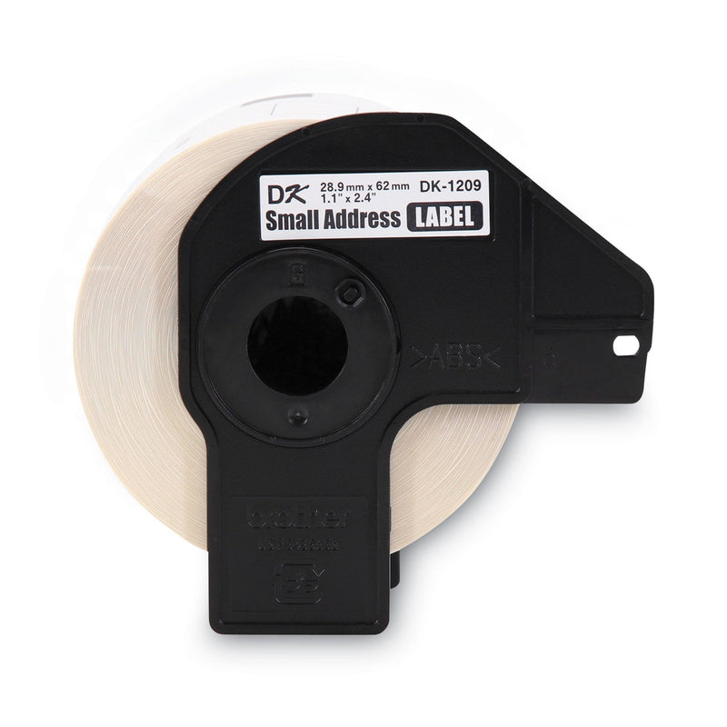 Brother Die-Cut Address Labels, 1.1" x 2.4", White, 800/Roll (BRTDK1209)
