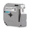 Brother M Series Tape Cartridge for P-Touch Labelers, 0.47" x 26.2 ft, Black on White (BRTM231)