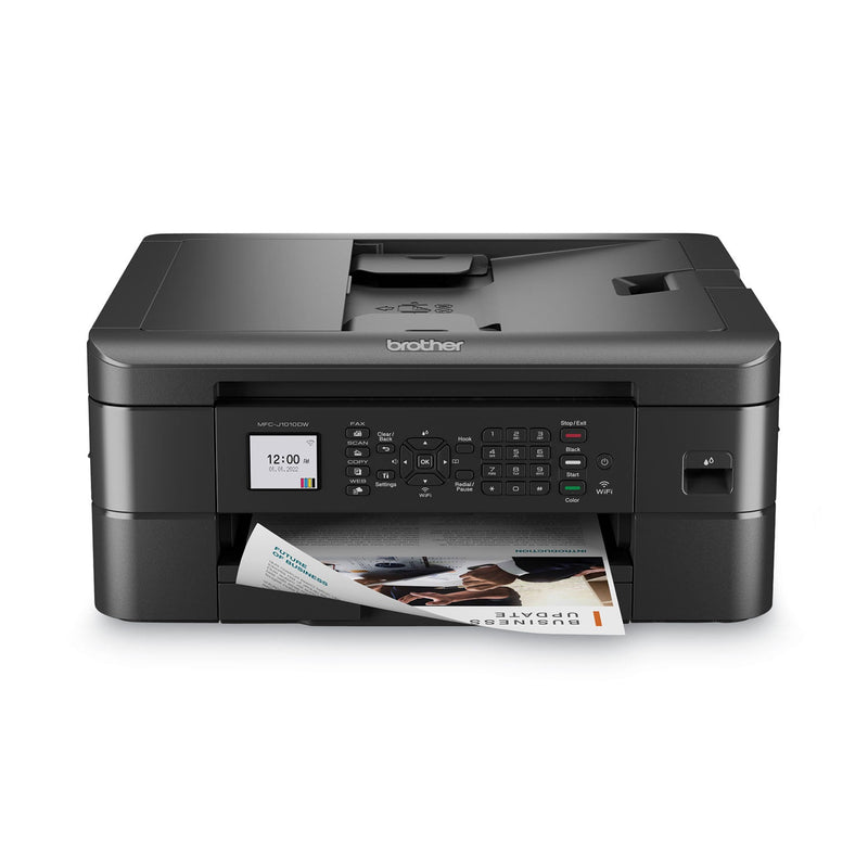 Brother MFC-J1010DW All-in-One Color Inkjet Printer, Copy/Fax/Print/Scan (BRTMFCJ1010DW)