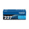 Brother TN227C High-Yield Toner, 2300 Page-Yield, Cyan (BRTTN227C)