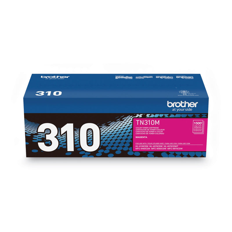 Brother TN310M Toner, 1500 Page-Yield, Magenta (BRTTN310M)