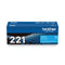 Brother TN221C Toner, 1400 Page-Yield, Cyan (QY9379)