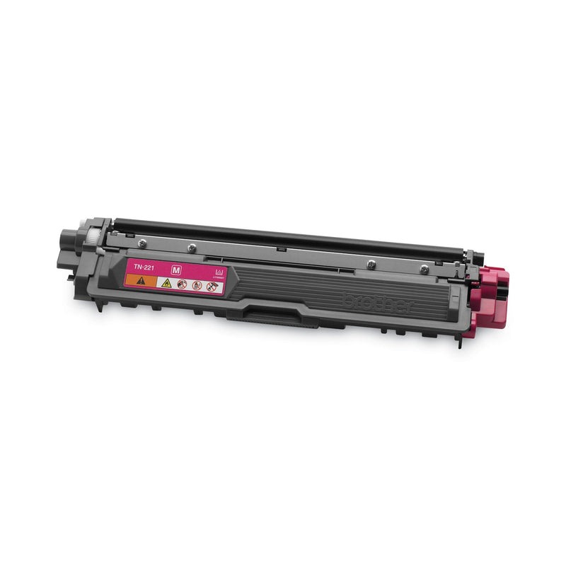 Brother TN221M Toner, 1400 Page-Yield, Magenta (BRTTN221M)