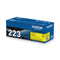 Brother TN223Y Toner, 1300 Page-Yield, Yellow (BRTTN223Y)