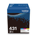 Brother TN4313PK Toner, 1,800 Page-Yield, Cyan/Magenta/Yellow (BRTTN4313PK)