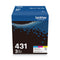 Brother TN4313PK Toner, 1,800 Page-Yield, Cyan/Magenta/Yellow (BRTTN4313PK)
