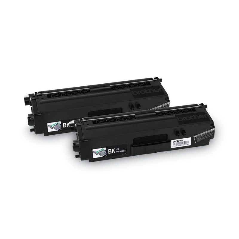 Brother TN3362PK High-Yield Toner, 4,000 Page-Yield, Black, 2/Pack (BRTTN3362PK)